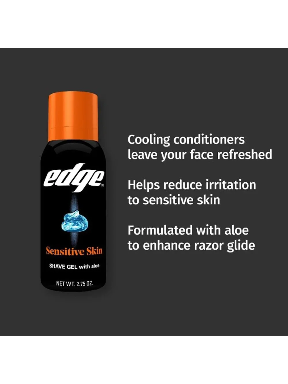 Moisturizing Shaving Gel for Sensitive Skin with Aloe - Soothes & Protects (24